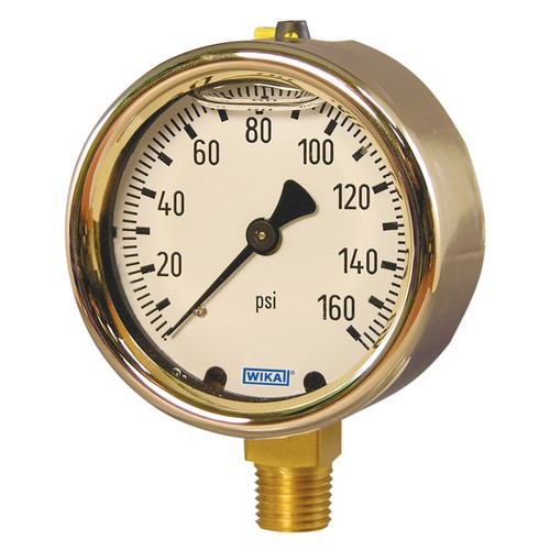 Details about   Wika 50237853 Oil Filled Pressure Gauge Type 213.40 2.5" 0-3000 PSI 