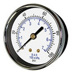 Pressure Gauge 160 PSI 102D-108F Lot of 3 