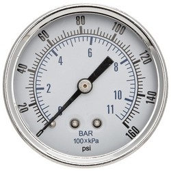 Parker - WATTS 275Y160S 160 psi/kPa+bar Pressure Gauge | H J Kirby Corp