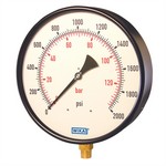 WIKA 211.11 - 10.0" Dial - 0-30 psi/bar Pressure Gauge