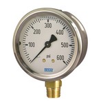 WIKA 212.53 - 2.0" Dial - 0-100 psi/bar Pressure Gauge