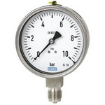 WIKA 233.50 - 4.0" Dial - 0-40 bar Pressure Gauge