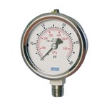 WIKA 233.53 - 4.0" Dial - 0-3000 psi/bar Pressure Gauge