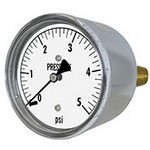 PIC LP2-254-10 - 2.5" Dial - 0-10 InWC Pressure Gauge