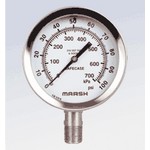 MARSH H20946 - 4.0" Dial - 0-60 psi/kPa Pressure Gauge