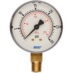 WIKA 111.10 - 2.5" Dial - 0-30 psi/kPa Pressure Gauge