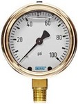 WIKA 213.40 - 2.5" Dial - 0-100 psi Pressure Gauge