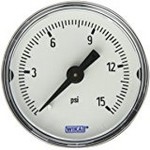 WIKA 111.12 - 1.5" Dial - 0-15 psi Pressure Gauge
