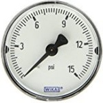 WIKA 111.12 - 2.0" Dial - 0-15 psi Pressure Gauge